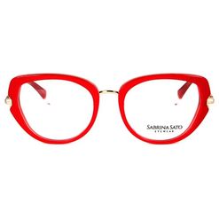 Armação de Óculos de Grau Sabrina Sato, modelo SS168, cor C2, tamanho 50