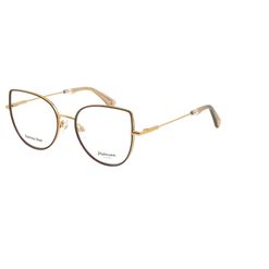 Armação de Óculos de Grau  Feminina Hickmann HI1130N Gatinho Dourado