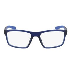 Armação de Óculos de Grau Masculino Nike Quadrado 7015 cor Azul