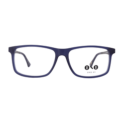 Armação de Óculos de Grau Masculino Ono ON0027 Retangular Cor Azul Escuro Fosco