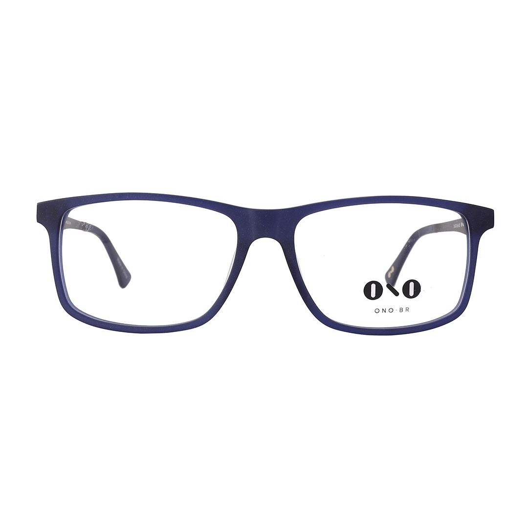 Encontraproduto.com.br - Armação de Óculos de Grau Ono, modelo ON0027, cor Azul Escuro Fosco, tamanho 56