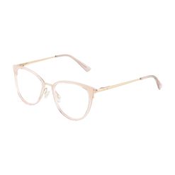 Armação de Óculos de Grau Dii Collection, modelo 1 1706, cor Rosa, tamanho 54