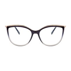 Armação de Óculos de Grau Dii Collection, modelo 1 1711, cor Azul Mesclado, tamanho 54