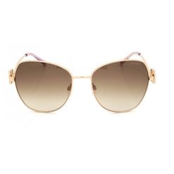 Óculos de Sol  Feminino Hickmann HI30003 Aviador Marrom