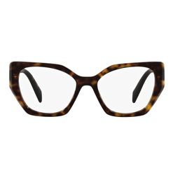 Armação de Óculos de Grau Feminina Prada Gatinho PR 18WV Cor Tartaruga
