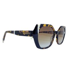 Óculos de Sol  Feminino Hickmann HI90006 Oversized Mesclado