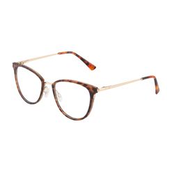 Armação de Óculos de Grau Dii Collection, modelo 1 1706, cor Demi Marrom, tamanho 54