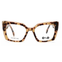 Armação de Óculos de Grau Ono, modelo ON0015, cor Tortoise, tamanho 53