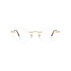Armação de Óculos de Grau Dii Collection, modelo 4 9013, cor Dourado, tamanho 51