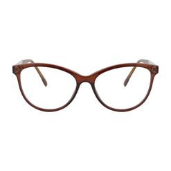 Armação de Óculos de Grau Dii Collection, modelo 1 1701, cor Marrom Translúcido, tamanho 53