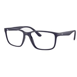 Armação de Óculos de Grau Ray Ban, modelo RX7207L, cor Azul Escuro, tamanho 57