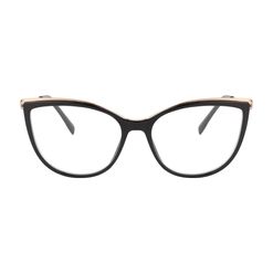 Armação de Óculos de Grau Dii Collection, modelo 1 1711, cor Preto, tamanho 54