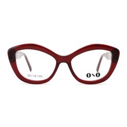 Armação de Óculos de Grau Ono, modelo ON0013, cor Bordô, tamanho 55