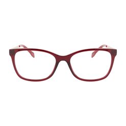 Armação de Óculos de Grau Dii Collection, modelo 1 1709, cor Vermelho, tamanho 52