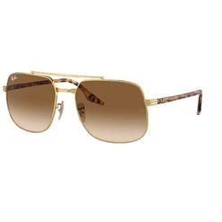 Óculos de sol Ray Ban, modelo RB3699, cor Havana Amarelo, tamanho 59