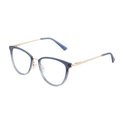 Armação de Óculos de Grau Dii Collection, modelo 1 1706, cor Azul, tamanho 54