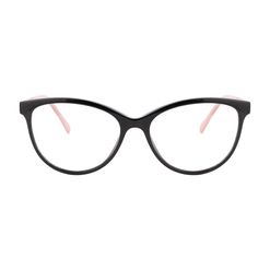 Armação de Óculos de Grau Dii Collection, modelo 1 1701, cor Preto, tamanho 53