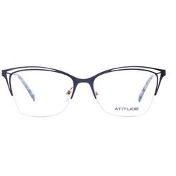 Armação de Óculos de Grau Atitude, modelo AT1630N, cor 09A