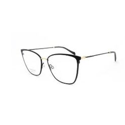 Armação de Óculos de Grau  Feminina Hickmann HI10002 Gatinho Preto