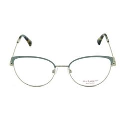 Armação de Óculos de Grau  Feminina Hickmann HI10009 Gatinho Cinza com Mesclado