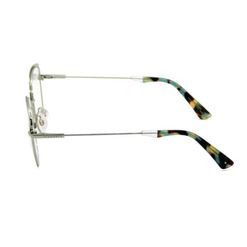 Armação de Óculos de Grau  Feminina Hickmann HI10009 Gatinho Cinza com Mesclado