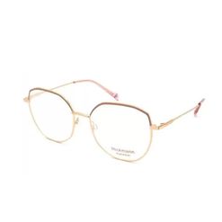 Armação de Óculos de Grau  Feminina Hickmann HI10015 Fio de Nylon Dourado