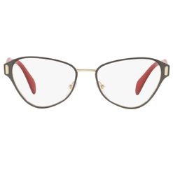 Armação de Óculos de Grau Prada, modelo 58UV, cor EFX1O1, tamanho 53