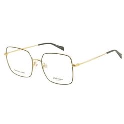 Armação de Óculos de Grau  Feminina Hickmann HI1143 Fio de Nylon Preto com Dourado