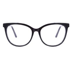 Armação de Óculos de Grau Evoke, modelo EVK RX55, cor H01