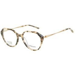 Armação de Óculos de Grau  Feminina Hickmann HI6178 Hexagonal Mesclado