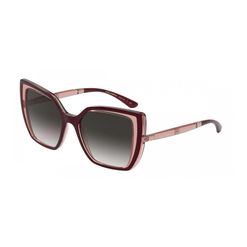 Óculos de sol Dolce & Gabanna, modelo DG6138, cor 32478G, tamanho 55