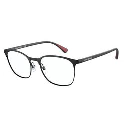 Armação de Óculos de Grau Masculino Emporio Armani Quadrado EA1114 Cor Preto Fosco