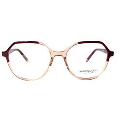 Armação de Óculos de Grau Sabrina Sato, modelo SS158, cor C2, tamanho 53