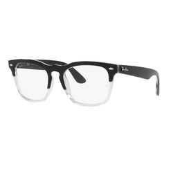 Armação de Óculos de Grau Ray Ban, Modelo RX4487V, cor Preto e Transparente, tamanho 54