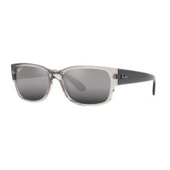 Óculos de sol Ray Ban, Modelo RB4388, cor Cinza Transparente, tamanho 58