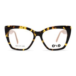 Armação de Óculos de Grau Ono, modelo ON0012, cor Tortoise com Nude, tamanho 54