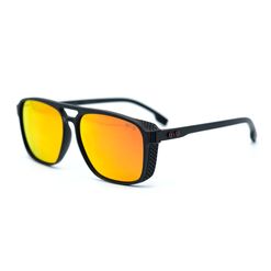 Óculos de Sol Unissex Ono Retangular Guarapa ON0010S cor Preto Fosco