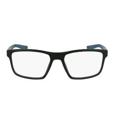 Armação de Óculos de Grau Masculino Nike Aviador 7015 cor Preto