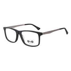 Armação de Óculos de Grau Masculino Ono ON0027 Retangular Cor Preto Fosco