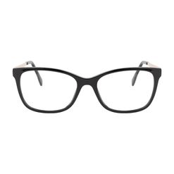 Armação de Óculos de Grau Dii Collection, modelo 1 1709, cor Preto, tamanho 52