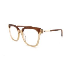 Armação de Óculos de Grau Dii Collection, modelo 1 9006, cor Marrom com Caramelo, tamanho 53