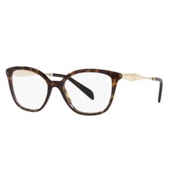 Armação de Óculos de Grau Prada, modelo PR 02ZV, cor 2AU1O1, tamanho 54