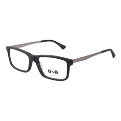 Armação de Óculos de Grau Masculino Ono Retangular ON0025 Preto Fosco