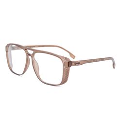 Armação de Óculos de Grau Ono, Guarapa, modelo ON0010, cor Marrom Fosco, tamanho 60