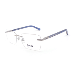 Armação de Óculos de Grau Masculino Ono ON6016 Prata/Azul