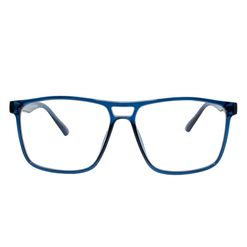 Armação de Óculos de Grau Dii Collection, modelo 2 9007 ECO, cor Azul Cristal, tamanho 58