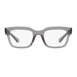 Armação de Óculos de Grau Unissex Ray Ban RX7217 Cinza Transparente
