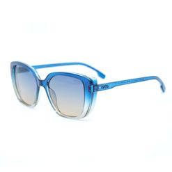 Óculos de sol Ono, Bacutia, modelo ON0009S, cor Azul Translúcido, Tamanho 54