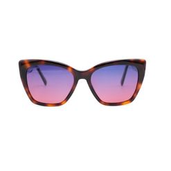 Óculos de sol Ono, modelo ON0012S, cor Tortoise com Bordô, tamanho 54