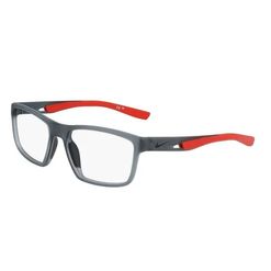Armação de Óculos de Grau Masculino Nike Quadrado 7015 cor Cinza